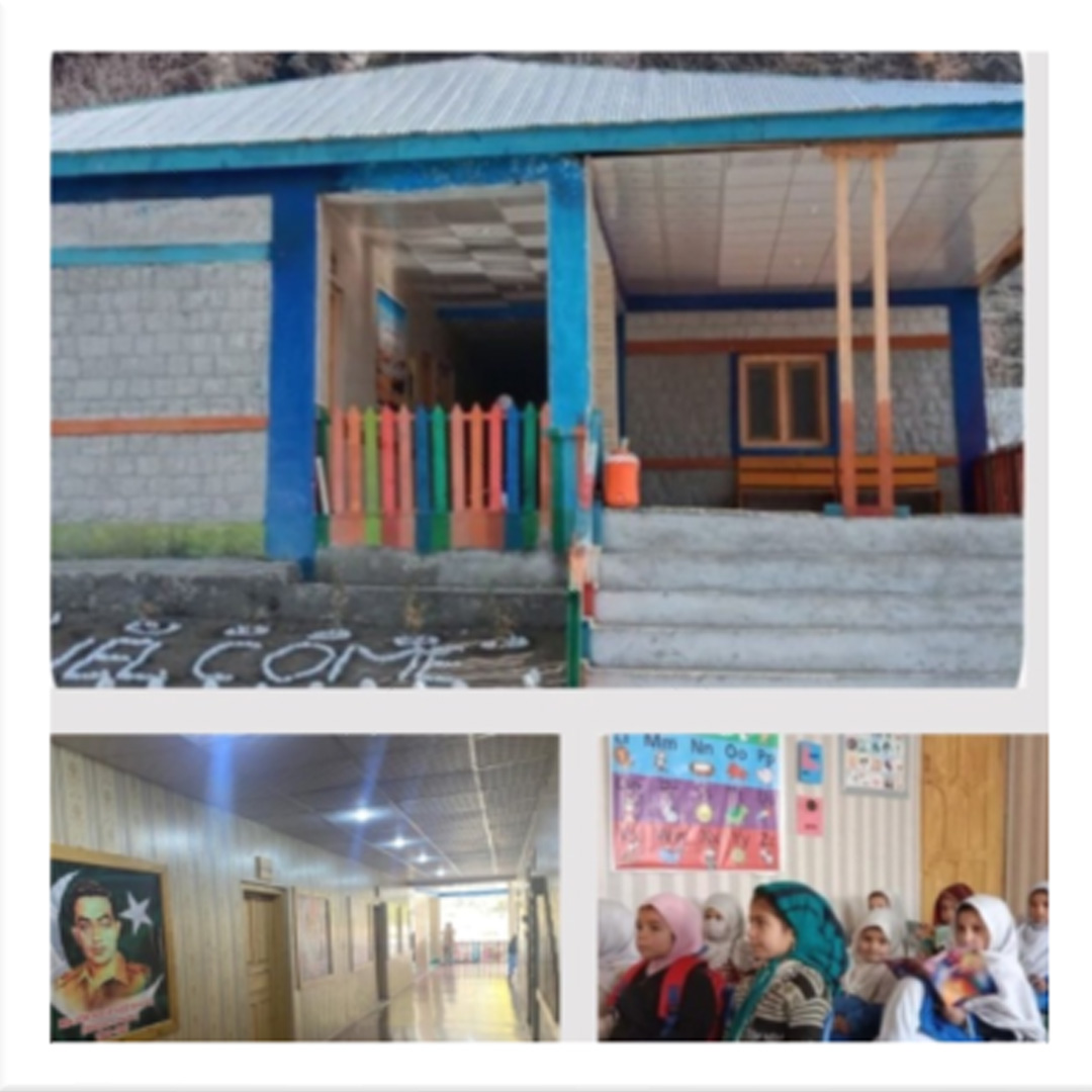 School building after the revamp